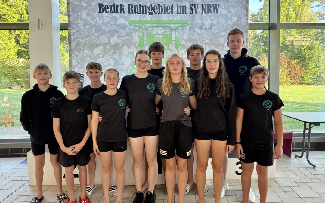 Drei Bronzemedaillen für den CSV Kleve bei den Bezirkskurzbahnmeisterschaften